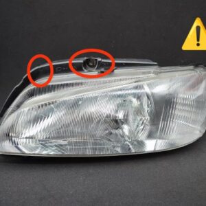 Optique avant principal gauche (feux)(phare) PEUGEOT 106 PHASE 1 Essence