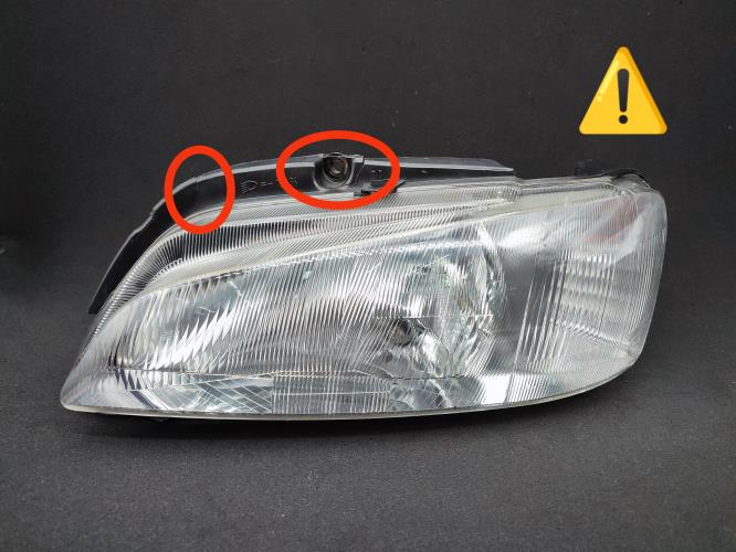 Optique avant principal gauche (feux)(phare) PEUGEOT 106 PHASE 1 Essence