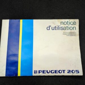 Notice d'utilisation PEUGEOT