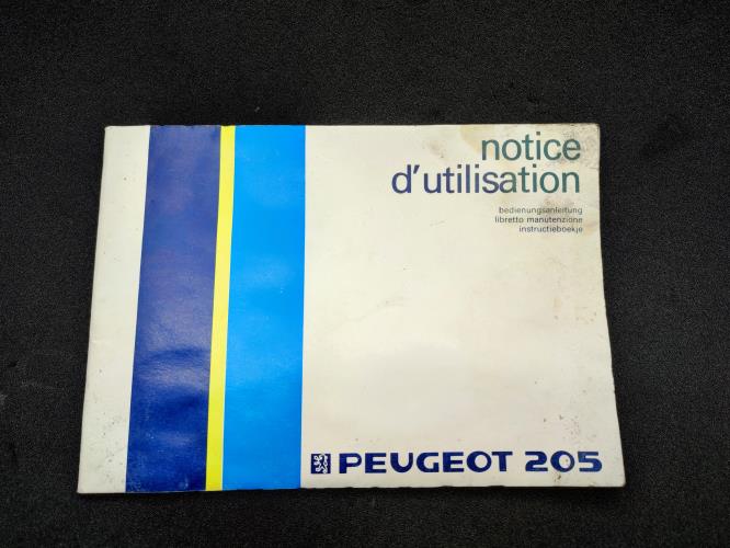 Notice d'utilisation PEUGEOT
