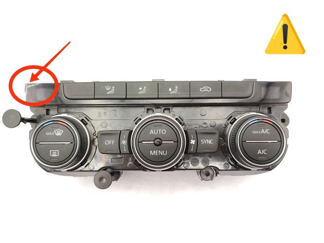 Commande chauffage VOLKSWAGEN GOLF 7 PHASE 1 Diesel