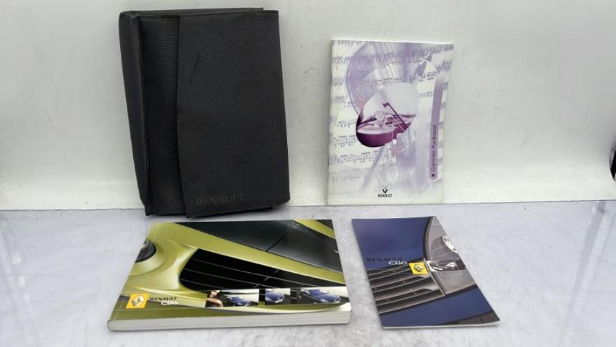 Notice d'utilisation RENAULT CLIO 2 CAMPUS PHASE 1 Diesel