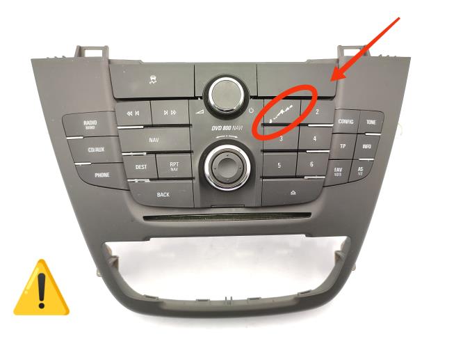 Commande autoradio OPEL INSIGNIA 1 PHASE 1 Diesel