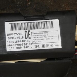 Air bag rideau droit VOLKSWAGEN TOURAN 1 PHASE 1 Diesel