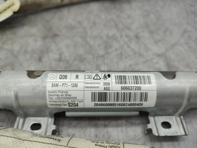 Air bag rideau droit MERCEDES CLASSE C 204 PHASE 1 BREAK Diesel