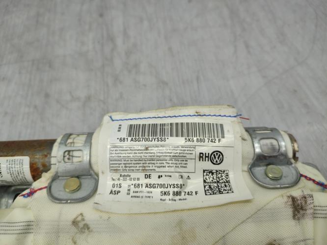 Air bag rideau droit VOLKSWAGEN GOLF 6 Diesel