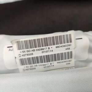 Air bag rideau droit PEUGEOT 208 1 PHASE 1 Essence