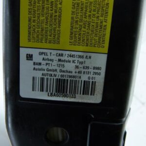 Air bag rideau gauche OPEL ZAFIRA B PHASE 1 Diesel