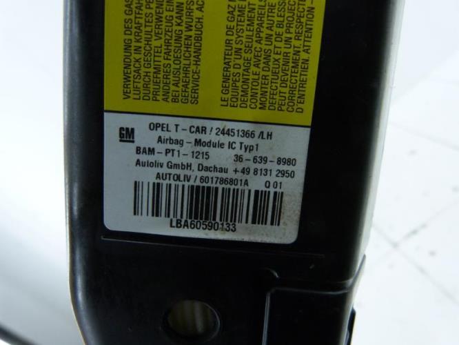 Air bag rideau gauche OPEL ZAFIRA B PHASE 1 Diesel