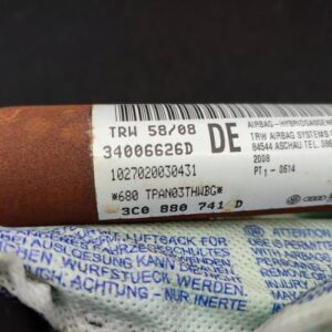 Air bag rideau gauche VOLKSWAGEN PASSAT 5 Diesel