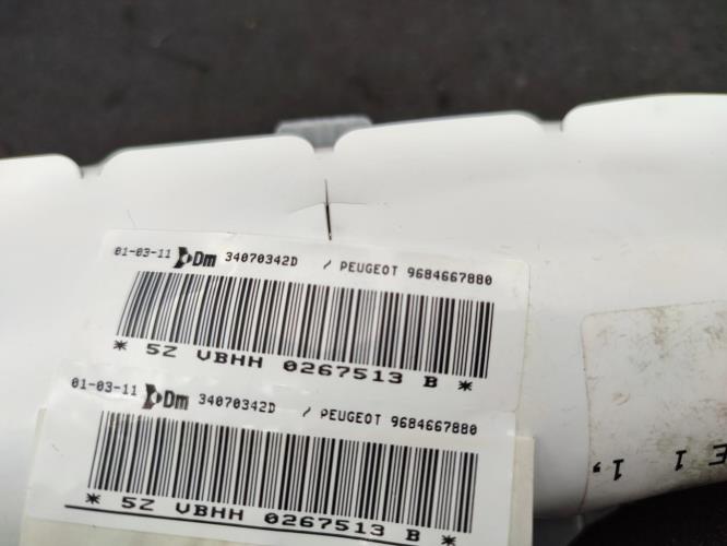 Air bag rideau gauche PEUGEOT 3008 1 PHASE 1 Diesel