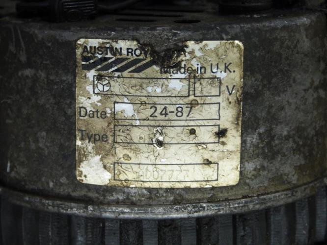 Alternateur ROVER Essence