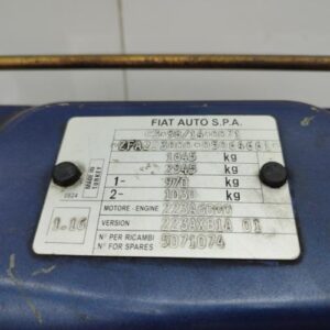 Armature avant, Masque avant FIAT DOBLO 1 PHASE 1 Diesel
