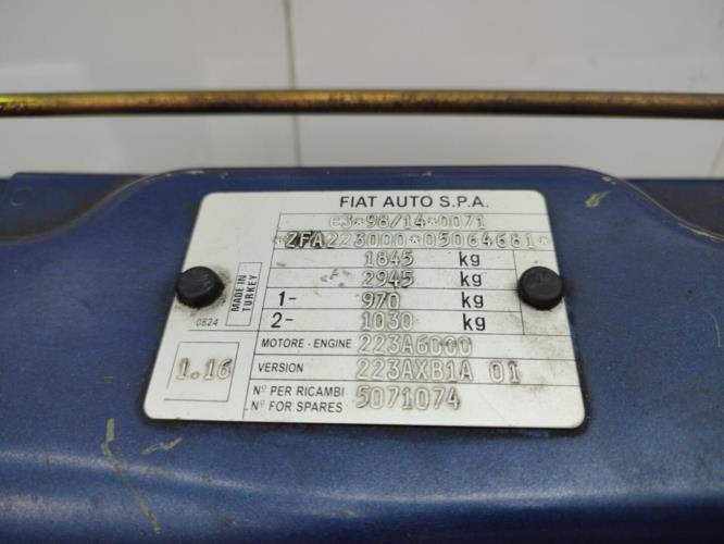 Armature avant, Masque avant FIAT DOBLO 1 PHASE 1 Diesel