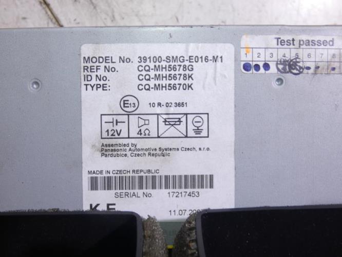 Autoradio HONDA Diesel