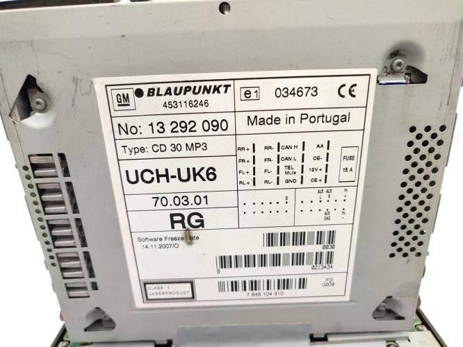 Autoradio d'origine OPEL VIVARO 1 PHASE 2 Diesel