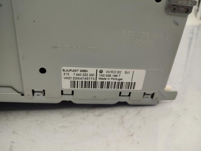 Autoradio d'origine VOLKSWAGEN CADDY 3 PHASE 1 Diesel