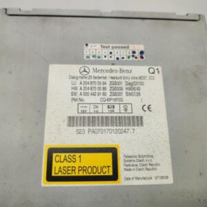 Autoradio d'origine MERCEDES CLASSE C 204 PHASE 1 Diesel