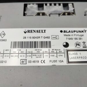Autoradio d'origine RENAULT MEGANE 3 PHASE 1 Diesel