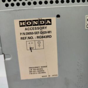 Autoradio d'origine HONDA ACCORD 7 PHASE 1 Diesel