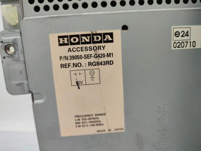 Autoradio d'origine HONDA ACCORD 7 PHASE 1 Diesel