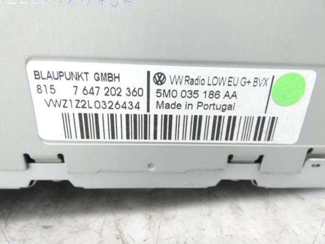 Autoradio d'origine VOLKSWAGEN TIGUAN 1 PHASE 1 Diesel