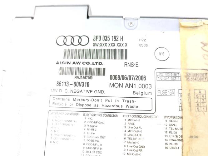 Autoradio d'origine AUDI A3 2 PHASE 1 Diesel