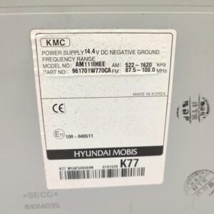 Autoradio d'origine KIA RIO 3 PHASE 2 Essence