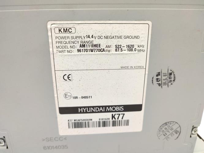 Autoradio d'origine KIA RIO 3 PHASE 2 Essence