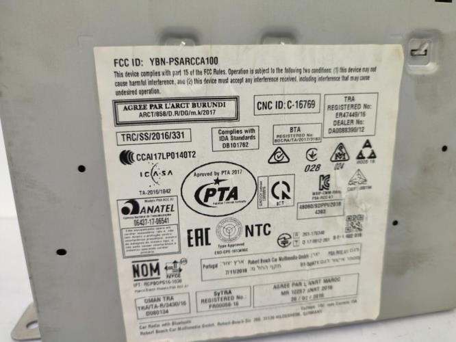 Autoradio d'origine PEUGEOT 208 1 PHASE 2 Essence
