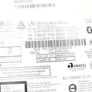 Autoradio d'origine MERCEDES CLASSE A 176 PHASE 1 Diesel