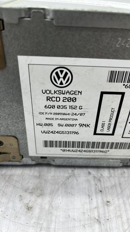 Autoradio d'origine VOLKSWAGEN POLO 4 PHASE 2 Diesel