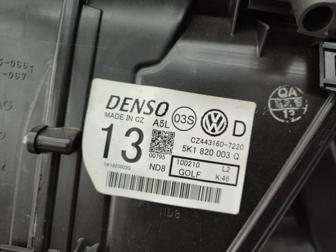 Bloc chauffage VOLKSWAGEN GOLF 6 Diesel