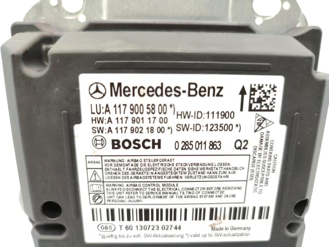 Boitier air bag MERCEDES CLASSE A 176 PHASE 1 Essence