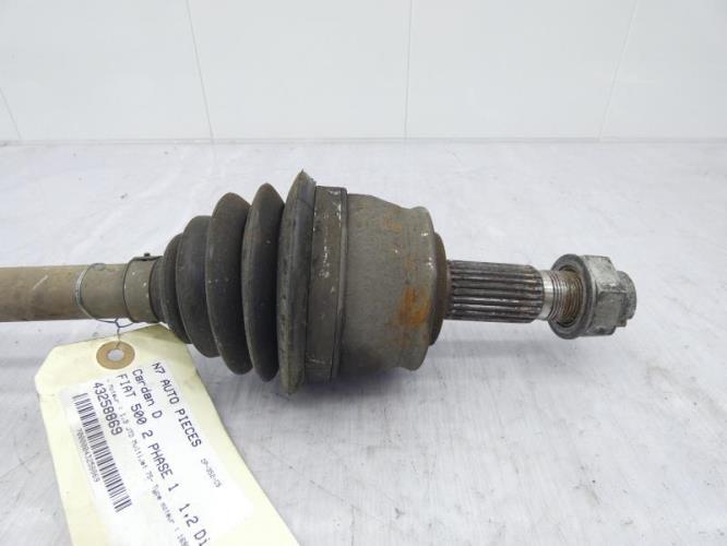 Cardan droit (transmission) FIAT 500 2 PHASE 1 Diesel