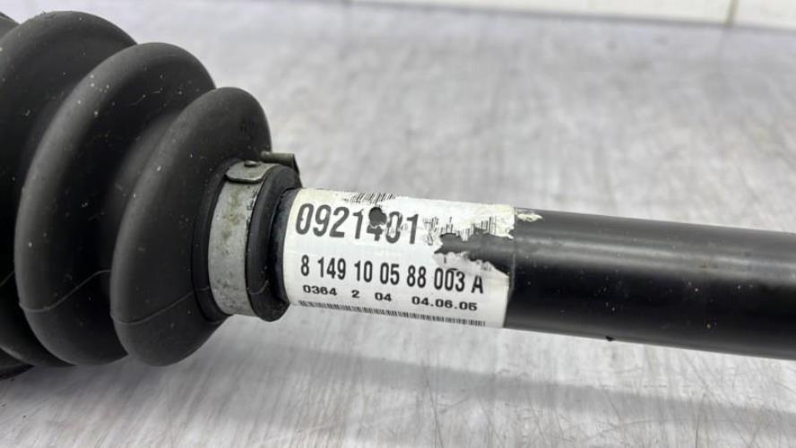 Cardan droit (transmission) OPEL AGILA A Diesel