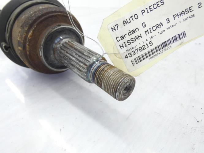 Cardan gauche (transmission) NISSAN MICRA 3 PHASE 2 CABRIOLET Essence