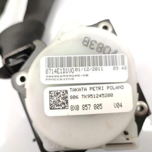 Ceinture arriere droit AUDI A1 1 PHASE 1 Diesel