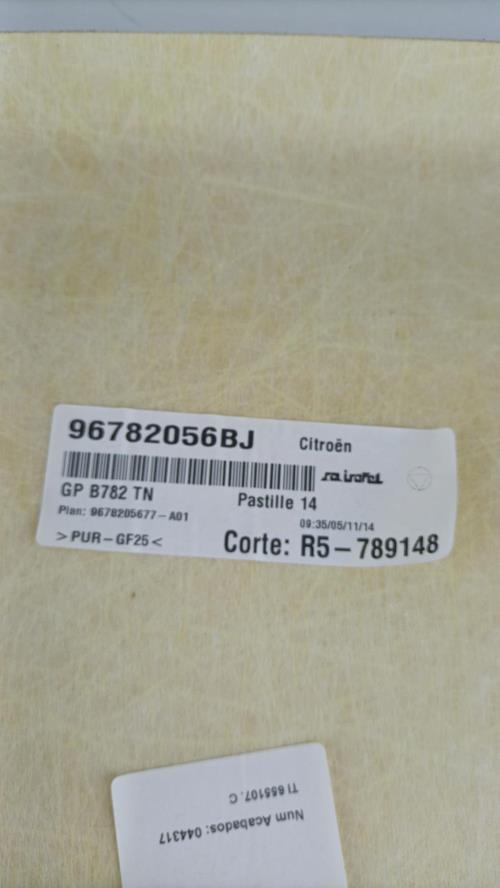 Ciel de toit CITROEN C4 GRAND PICASSO 2 PHASE 1 Diesel