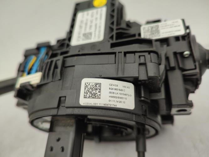 Com (Bloc Contacteur Tournant+Commodo Essuie Glace+Commodo Phare) VOLKSWAGEN GOLF 7 PHASE 1