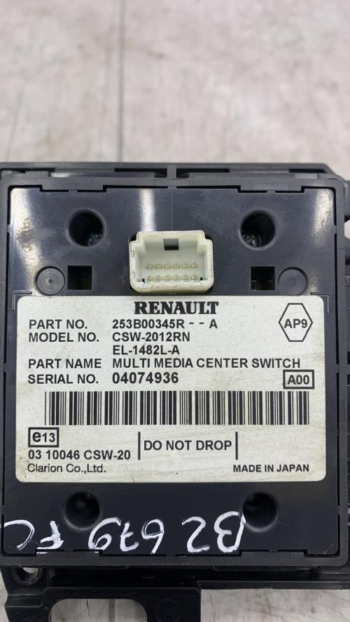 Commande GPS RENAULT MEGANE 3 PHASE 1 Diesel