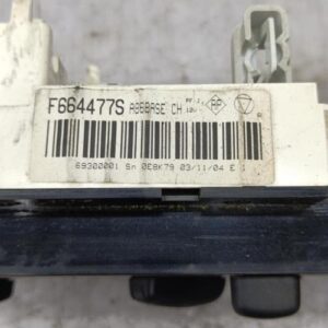 Commande chauffage CITROEN C3 1 PHASE 1 Essence