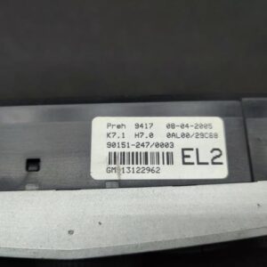 Commande chauffage OPEL ASTRA H GTC PHASE 1 Diesel