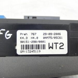 Commande chauffage OPEL ZAFIRA B PHASE 1 Diesel