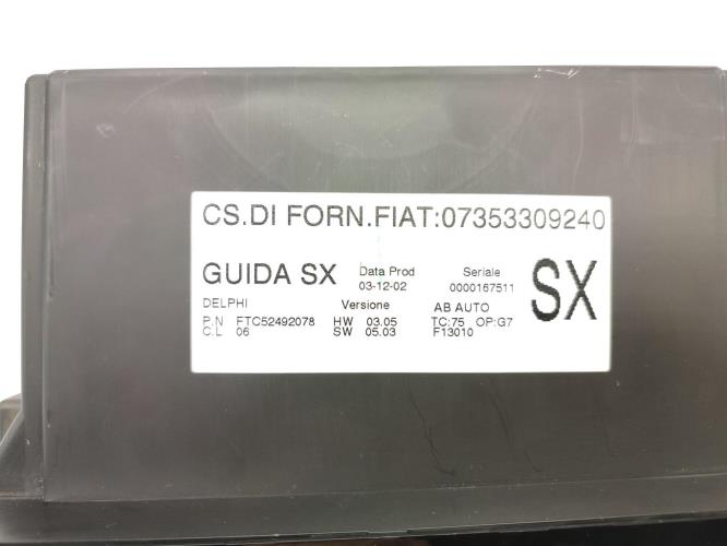 Commande chauffage ALFA ROMEO 147 PHASE 1 Diesel