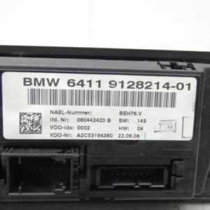 Commande chauffage BMW SERIE 3 E90 PHASE 1 Diesel