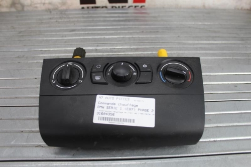 Commande chauffage BMW SERIE 1 E87 PHASE 2 Diesel