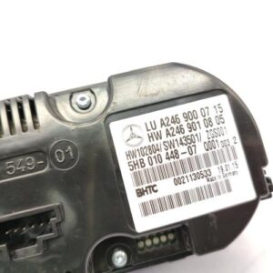 Commande chauffage MERCEDES CLASSE A 176 PHASE 1 Diesel