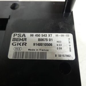 Commande chauffage CITROEN XSARA PICASSO PHASE 1 Diesel