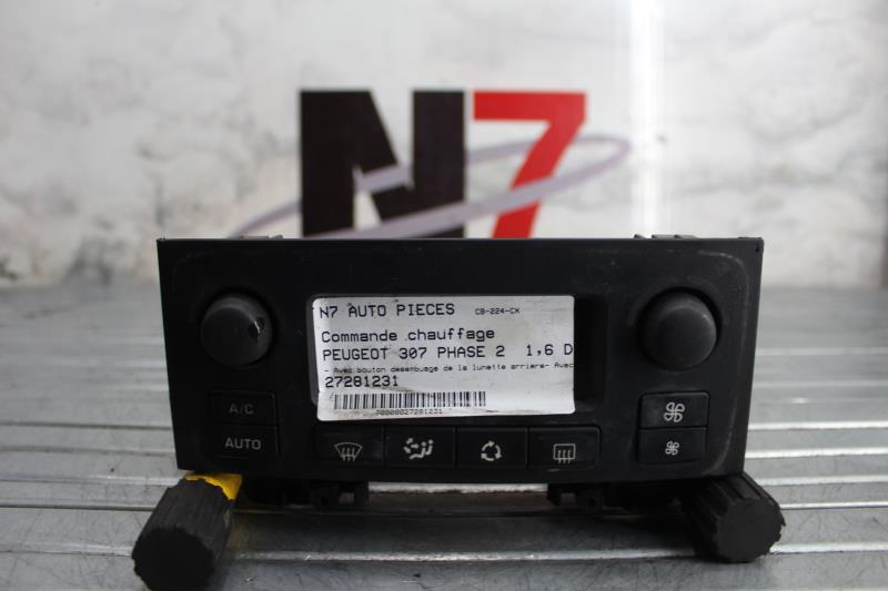 Commande chauffage PEUGEOT 307 PHASE 1 Diesel